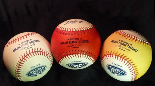 The Rawlings 2008 RED Home Run Derby Baseball: They’re real, and They’re Spectacular!