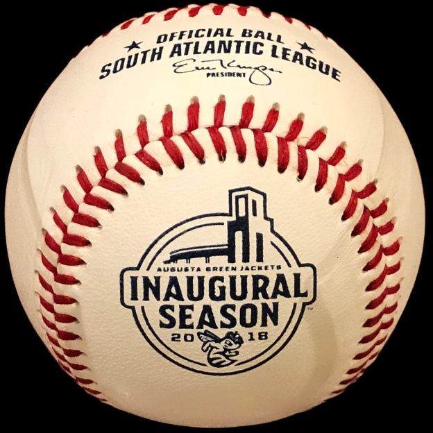 MiLB 2018 Rawlings Augusta Green Jackets Inaugural Season South Atlantic League SAL Baseball