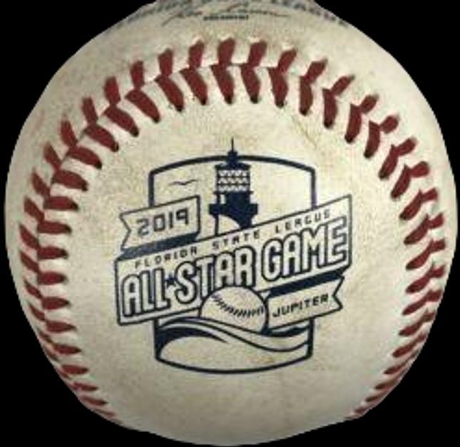 MiLB 2019 Rawlings Florida State League All-Star Game Jupiter Hammerheads Baseball Game-Used.