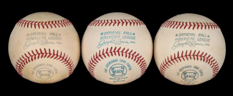 Case Closed? Two varieties of same Reach AL Cronin Baseballs found