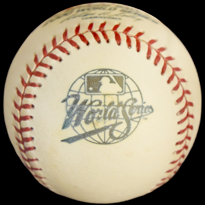 MLB Official Prototype Ball 2000 Rawlings MLB World Series Baseball Prototype Silver Stamped Ball. Major League Baseball Rawlings ROMLB Official Game Balls OfficialGameBalls.com MLB All-Star Game World Series commemorative logo ball special event baseballs logoballs on-field Rawlings Inaugural Final Anniversary Game National American League NL AL RO-N RO-A ONL OAL BigLeagueBaseballs.com Big League Baseballs. NLDS ALDS NLCS ALCS Wildcard Division Championship Series Playoff Games OMLB.