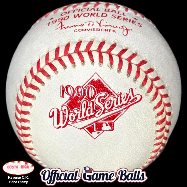 MLB Official Game Balls 1990 Rawlings MLB World Series Baseball Original ROMLB-WS Ball