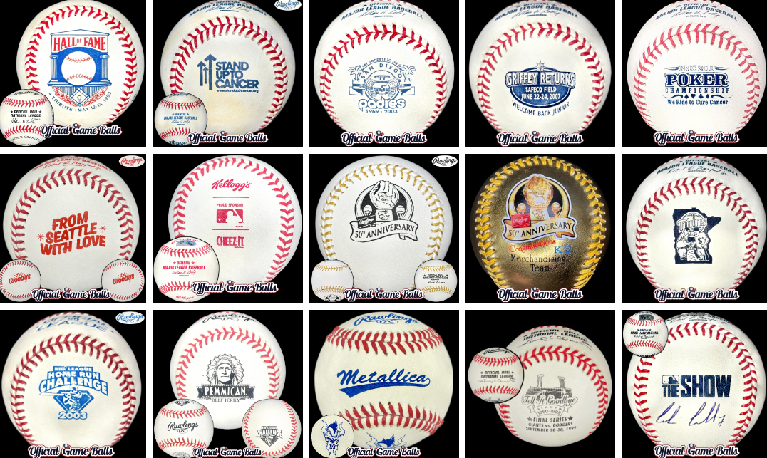 2025 Recap Part 2 – Rare Rawlings MLB Game Baseballs, Retail Balls & Amazing New Discoveries