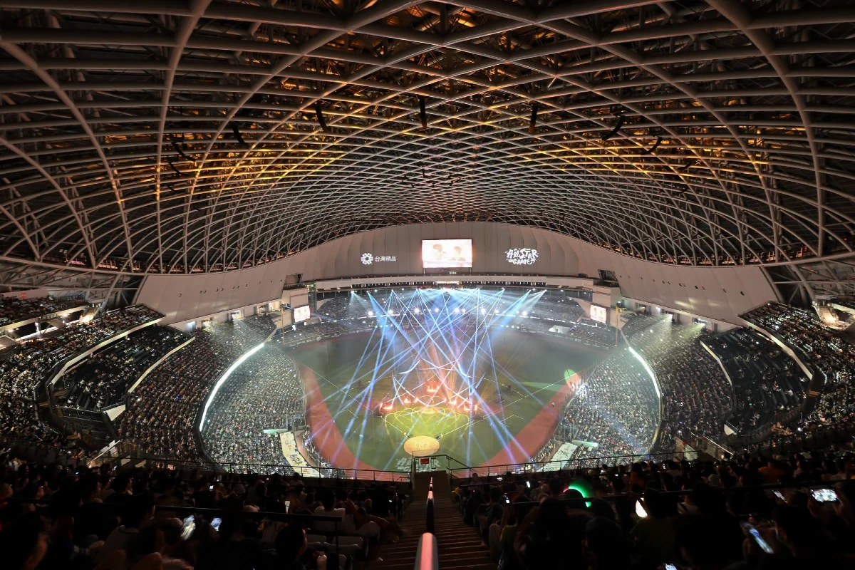 2026 CPBL Chinese Pro Baseball League All-Star Game and event action at the Taipei Dome in Taiwan.