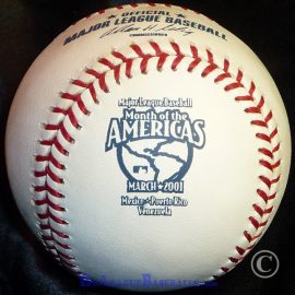 MLB 2001 Rawlings Month of the Americas Mexico, Puerto Rico & Venezuela Baseball MLB 2001 Rawlings Month of the Americas Baseball