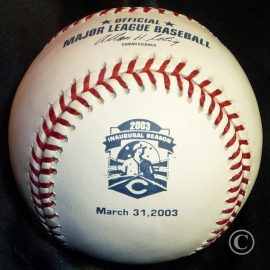 MLB 2003 Rawlings Cincinnati Reds Great American Ballpark Inaugural Game