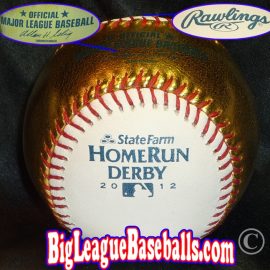 MLB 2012 Rawlings Home Run Derby 24K Gold Ball Kansas City Baseball MLB 2012 Rawlings Home Run Derby 24K Gold Ball Kansas City Baseball