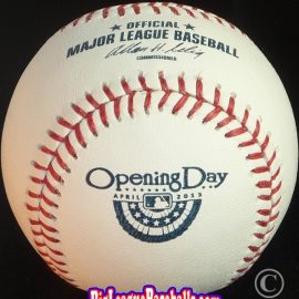2013 Rawlings MLB Opening Day MLB 2013 Rawlings Major League Baseball Opening Day Official Game Ball.