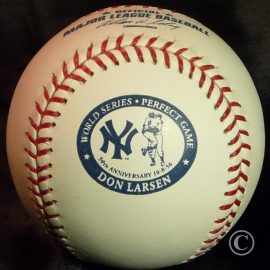 MLB Promos 2006 Rawlings New York Yankees Don Larsen Yogi Berra World Series Perfect Game 50th Anniversary
