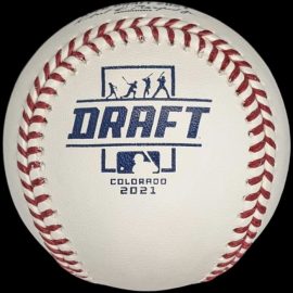 2021 Rawlings Major League Baseball Draft Ball Commemorative Logo