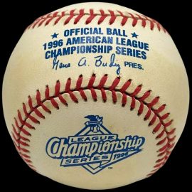 1996 Rawlings American League Champsionship Series ALCS Baseball Version 2. MLB Official Game Ball