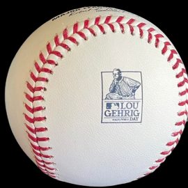 MLB Promo 2022 Rawlings Major League Baseball Lou Gehrig Day 2022 Small Logo Version.