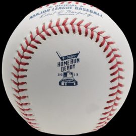 MLB Official Baseball 2019 Rawlings All-Star Home Run Derby White Ball Cleveland HRD 2019 Rawlings All-Star Home Run Derby White Ball Cleveland for All-Star special event exhibition.