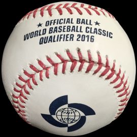 MLB International Tournaments 2016 Rawlings World Baseball Classic Qualifier Series Games. OfficialGameBalls.com Official Game Ball.