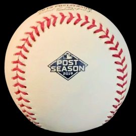 2019 Rawlings MLB Postseason Playoffs Baseball genuine leather Official Game Ball.