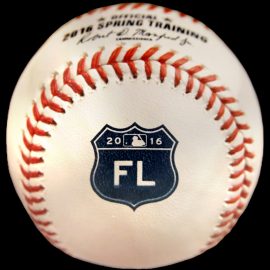 2016 MLB Spring Training Grapefruit League Florida Baseball MLB Official Game Ball 2016 Rawlings MLB Spring Training Baseball Florida Grapefruit League Ball.