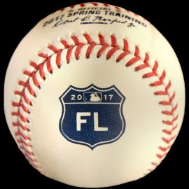 2017 MLB Spring Training Grapefruit League Florida Baseball MLB Official Game Ball 2017 Rawlings MLB Spring Training Baseball Florida Grapefruit League Ball.