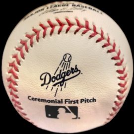 Official Promo Ball Rawlings Los Angeles Dodgers Ceremonial 1st Pitch Commemorative Baseball Selig Version 2000s–2015.