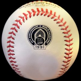 2016 Rawlings Minnesota Twins 25th Anniversary 1991 World Series Championship Commemorative Baseball.