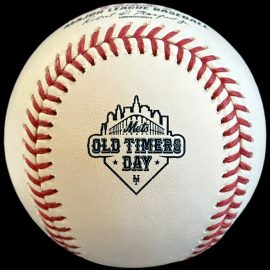 MLB Promo Ball 2022 Rawlings New York Mets Old Timers Day Game NYM Logo Version.