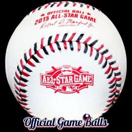 2015 Rawlings MLB All-Star Game Baseball Cincinnati Reds Ball All-Star Game Baseball with commemorative logo and colors to match the host team, Cincinnati Reds. Official 2015 Rawlings leather MLB baseball.