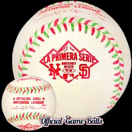1996 Rawlings NL La Primera Serie Baseball Monterrey Mexico National League Ball Beisbol MLB Official Game Balls 1996 Rawlings National League La Primera Serie Baseball Monterrey Mexico NL Ball Beisbol.