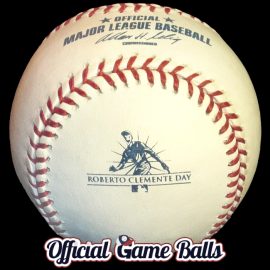 2004 Rawlings MLB Roberto Clemente Day Sept. 15th Official Game Ball. Major League-Wide Baseball for Game Use September 15th 2004 MLB Official Game Balls 2004 Rawlings MLB Roberto Clemente Day Baseball League-Wide Official Game Ball.