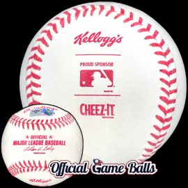 2015 Rawlings Kellog’s Cheez-It Baseball Cal Ripken Promotional Ball Orange Laced & Stamped.