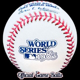 1983 Rawlings Reprint MLB World Series Baseball 2000s-Era Ball 1983 Rawlings Reprint MLB World Series Baseball 2000s-Era Ball.