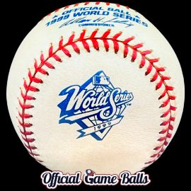 1999 Rawlings MLB World Series Baseball ROMLB-WS Ball Original Print Run MLB Official Game Balls 1999 Rawlings MLB World Series Baseball ROMLB-WS Ball.