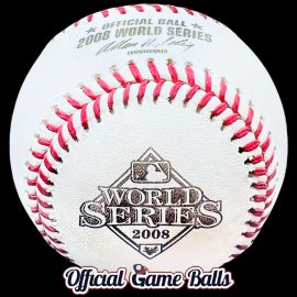 MLB Official Game Balls 2008 Rawlings MLB World Series Baseball.