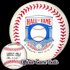 1993 Rawlings National League MLB Baseball Hall of Fame Tribute Commemorative Ball Shirley Povich Washington Post.