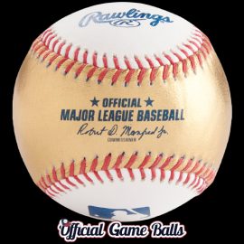 MLB ROMLB Souvenir Balls 2020s Rawlings Major League Baseball 24K Gold & White Leather.
