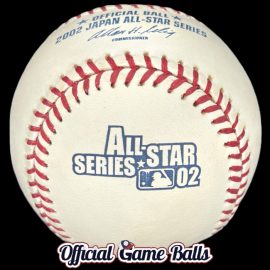 MLB Official Game Balls 2002 Rawlings MLB-Japan All-Star Series Baseball Ball MLB Official Game Balls 2002 Rawlings MLB-Japan All-Star Series Baseball Ball