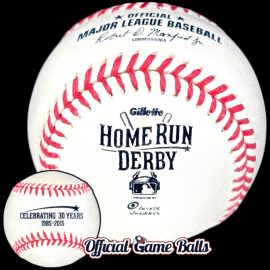 MLB Official Game Balls 2015 Rawlings All-Star Home Run Derby White Baseball MLB HRD 30th Anniversary Ball MLB Official Game Balls 2015 Rawlings All-Star Home Run Derby White Baseball MLB HRD 30th Anniversary Ball