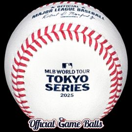 MLB Official Game Balls 2025 Rawlings MLB World Tour Tokyo Series Baseball Dodgers Cubs Japan Ball 2025 Rawlings MLB World Tour Tokyo Series Baseball Dodgers Cubs Japan Ball