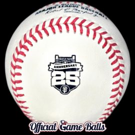 2025 Rawlings San Francisco Giants Oracle Park Baseball 25th Anniversary Official Game Ball