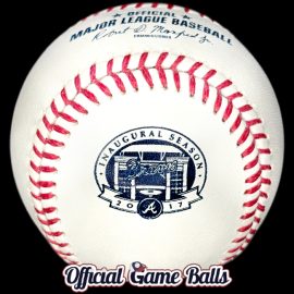 MLB Official Balls 2017 Rawlings Atlanta Braves Baseball SunTrust Park Inaugural Season Ball