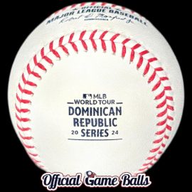 MLB Official Game Balls 2024 Rawlings MLB World Tour Dominican Republic Series Baseball Ball MLB Official Game Balls 2024 Rawlings MLB World Tour Dominican Republic Series Baseball Ball