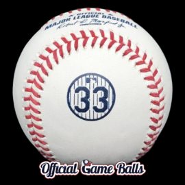 2021 Colorado Rockies Larry Walker #33 Number Retirement Official Game Ball 2021 Rawlings Larry Walker Colorado Rockies Number Retirement Baseball