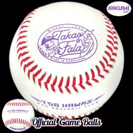 2024 Sakurai TSG Hawks 1996-97 Kaohsiung Retro Game Ball – Takao & Fala 2024 Sakurai TSG Hawks Retro Games Baseball Takao & Fala Kaohsiung 1996-97 Throwback Jersey Ball