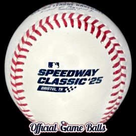 2025 Rawlings MLB Speedway Classic Bristol Motor Speedway Ball (Retail Only) MLB Official Game Balls 2025 Rawlings MLB Speedway Classic Major League Baseball Bristol Motor Speedway Ball. Bristol Tennessee.