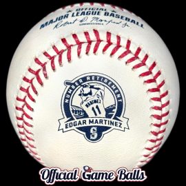 2017 Seattle Mariners Edgar Martinez #11 Number Retirement Game Ball MLB Official Game Balls 2017 Rawlings Seattle Mariners Edgar Martinez Baseball Number Retirement 11 Ball.