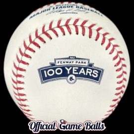 MLB Official Game Balls 2012 Rawlings Boston Red Sox Baseball Fenway Park 100th Anniversary Ball.