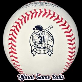 2016 New York Mets Mike Piazza #31 Number Retirement Ball MLB Official Game Balls 2016 Rawlings New York Mets Mike Piazza Baseball #31 Number Retirement Ball.