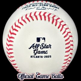 2025 Rawlings MLB All-Star Game Baseball BP Practice Red-Laced Ball Atlanta 2025 Rawlings MLB All-Star Game Baseball BP Practice Red-Laced Ball Atlanta Braves Truist Park.