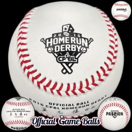 2016 Sakurai CPBL All-Star Home Run Derby Baseball 2016 Sakurai CPBL Home Run Derby Baseball Chin-Feng Chen HR Ball PASSION 52 logo