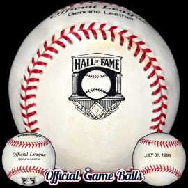 1995 Rawlings MLB Hall of Fame Game Ball, Cooperstown NY MLB Official Balls 1995 Rawlings Major League Baseball Hall of Fame Game MLB HOF Ball Cubs Tigers Doubleday Field Cooperstown.
