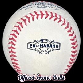 2016 Rawlings MLB En La Habana Cuba Tampa Bay Rays Ball 2016 Rawlings MLB En La Habana Baseball Cuba Tampa Bay Rays vs. Cuban National Team Estadio Latinoamericano.