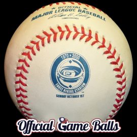 MLB Official Game Balls Baseballs 2000 Rawlings Prototype Pittsburgh Pirates Baseball Three Rivers Stadium Final Game Ball October 1st.